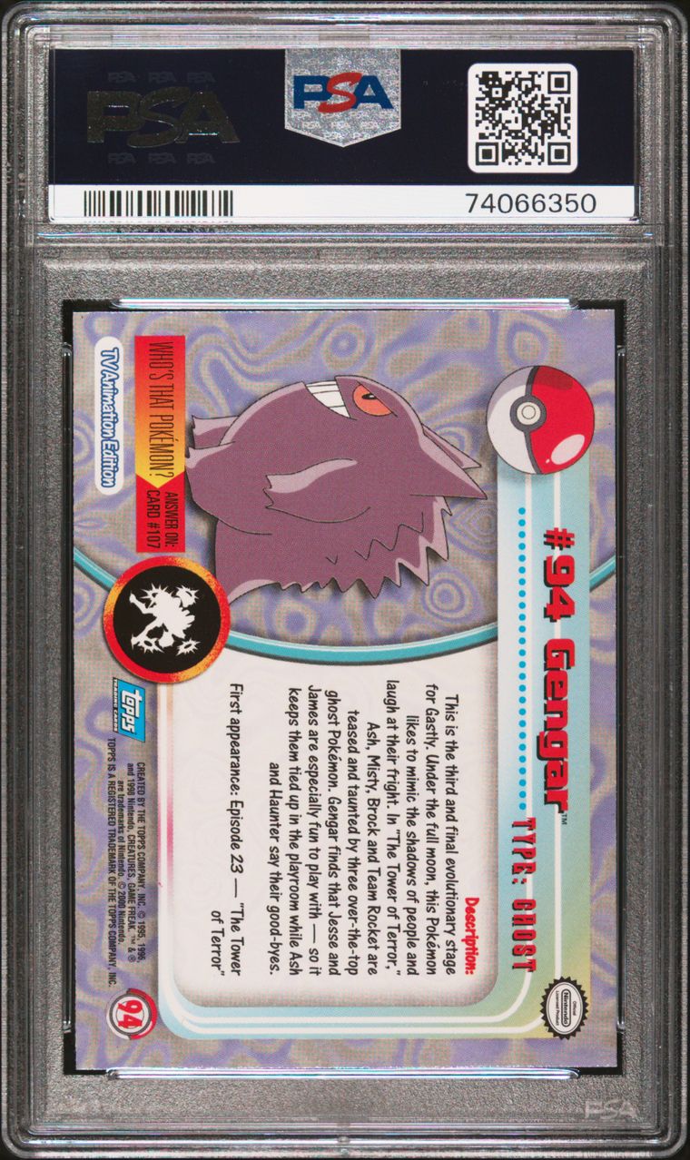 Gengar #94 Foil PSA 10