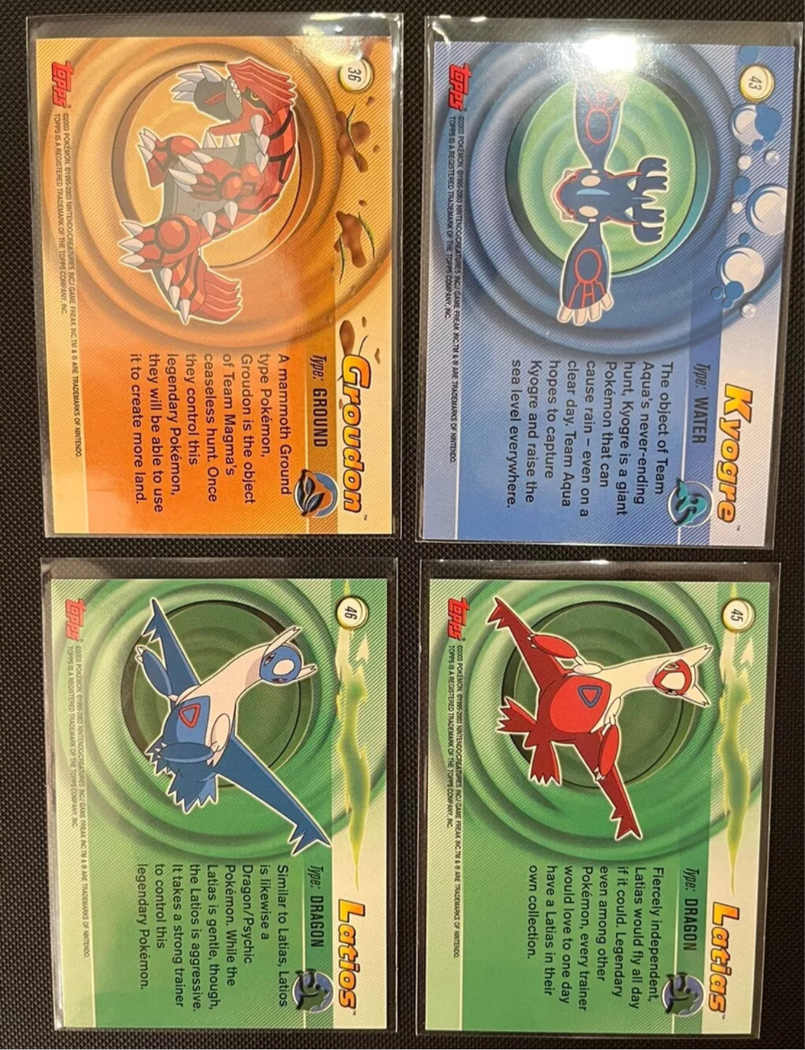 2003 Topps Pokémon Advanced Complete Non-Holo Set NM+