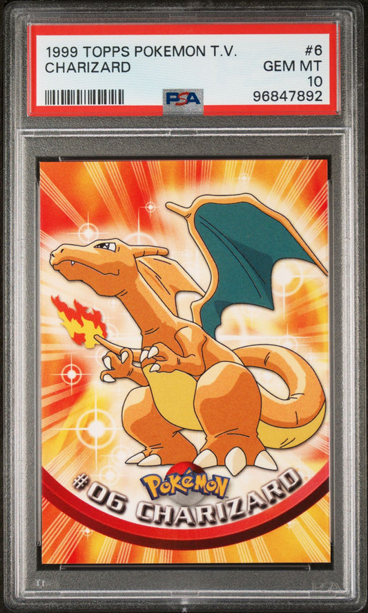 Charizard #06 Non-Holo PSA 10 Green Logo