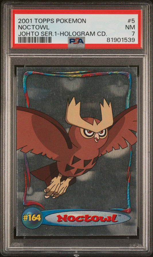 Noctowl Hologram #5 of 9 PSA 7