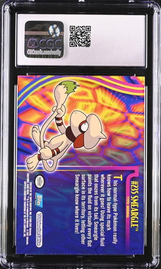 Topps Pokemon Johto Smeargle, Back Side