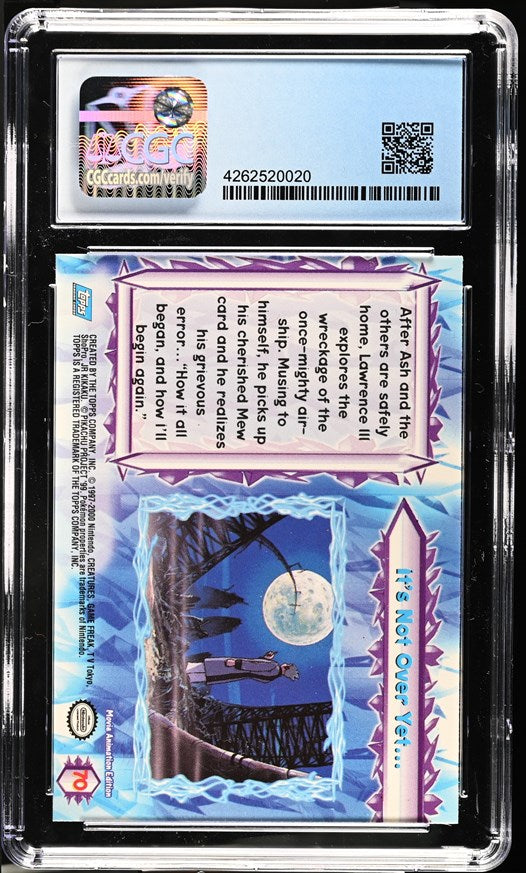 Topps Pokemon Ancient Mew, Back Side