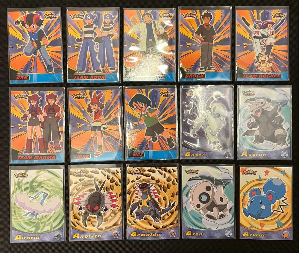 2003 Topps Pokémon Advanced Complete Non-Holo Set NM+