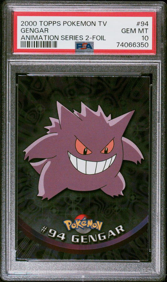 Topps Pokémon Gengar Foil PSA 10