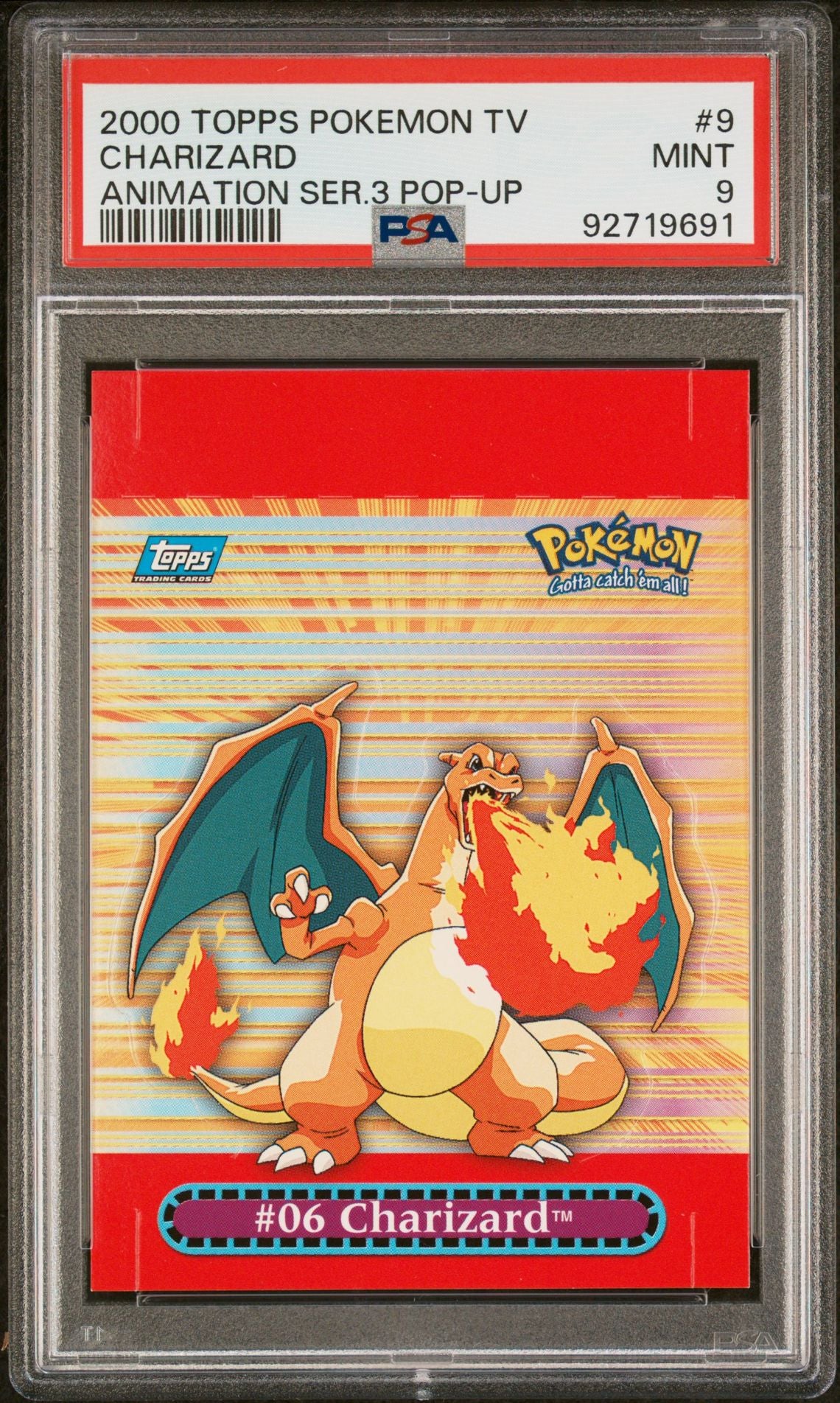 Charizard Pop-Up #9 of 10 PSA 9