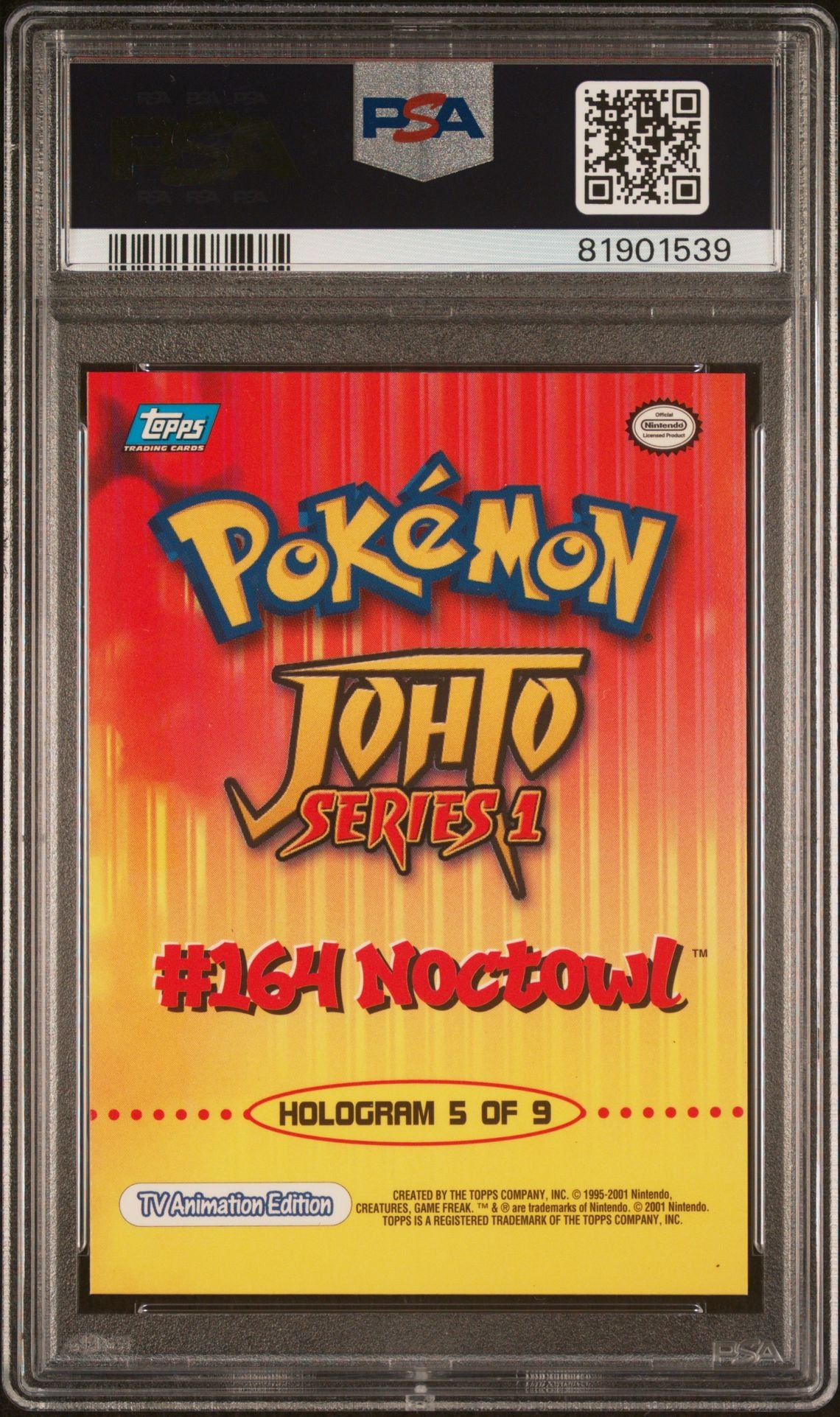 Noctowl Hologram #5 of 9 PSA 7