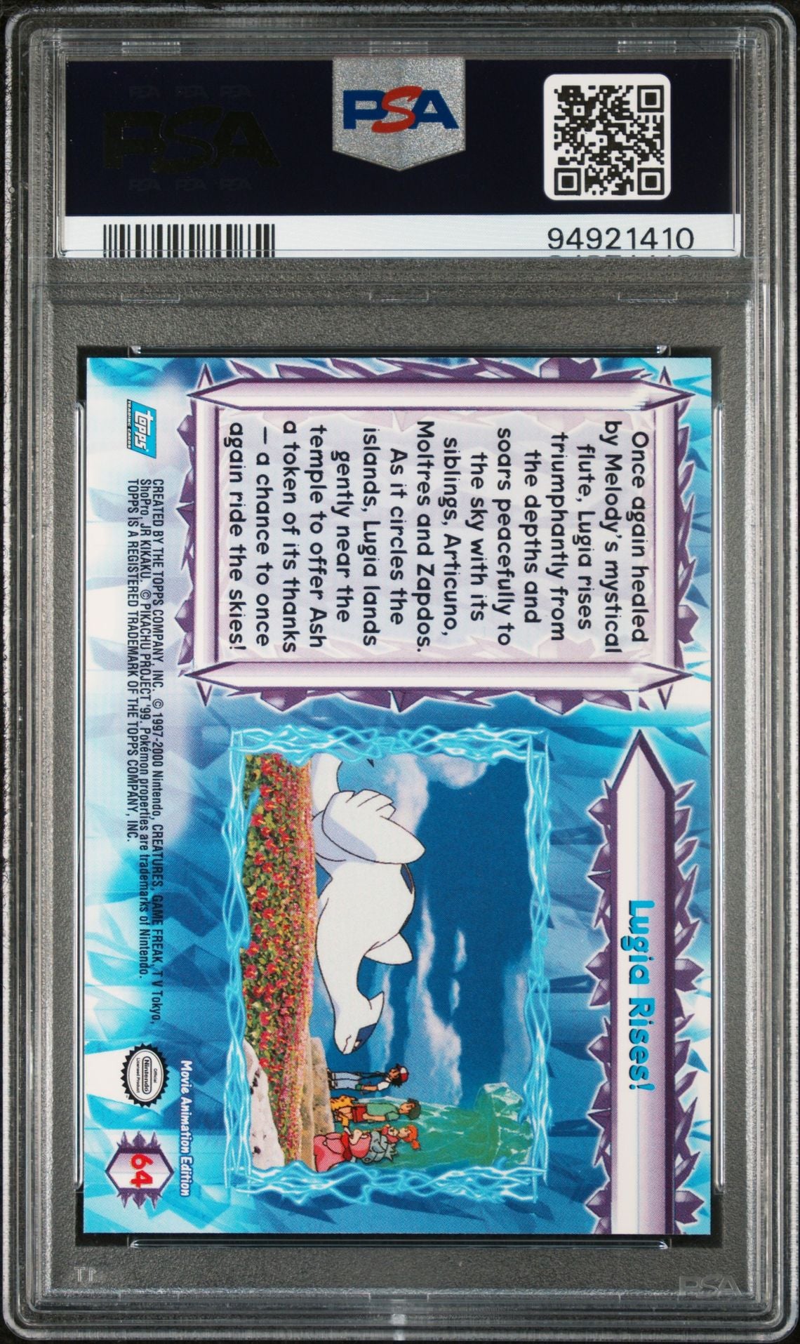 Lugia Rises #64 Non-Holo PSA 9