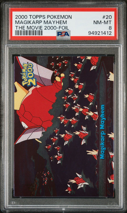 “Magikarp Mayhem” #20 Foil PSA 8