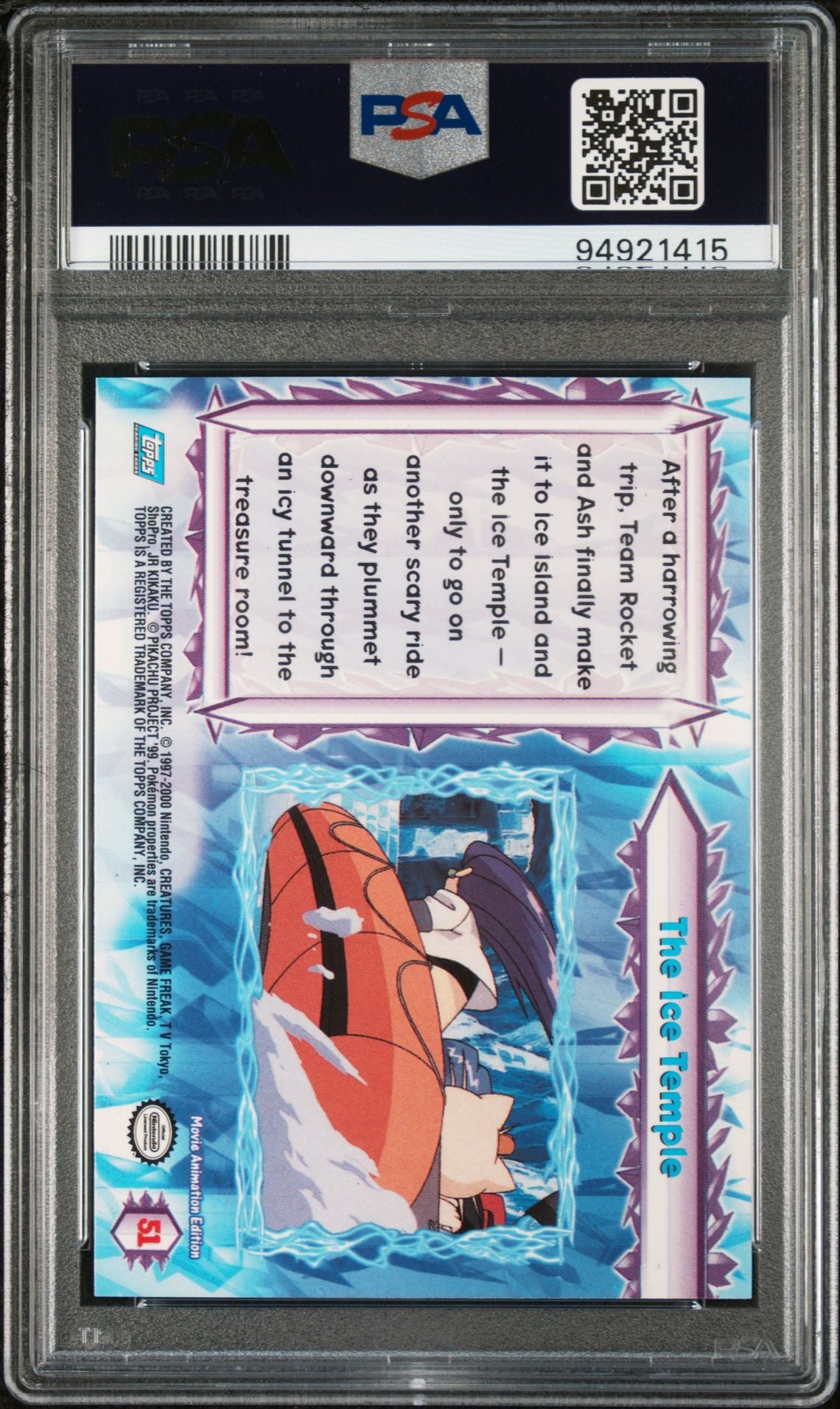 “The Ice Temple” #51 Foil PSA 9